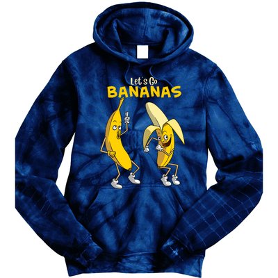 Funny Let's Go Bananas Gift Boy Girl Cute Fruit Dance Tie Dye Hoodie