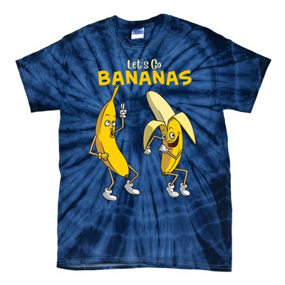 Funny Let's Go Bananas Gift Boy Girl Cute Fruit Dance Tie-Dye T-Shirt