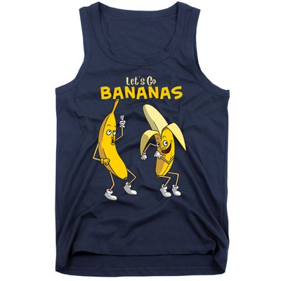 Funny Let's Go Bananas Gift Boy Girl Cute Fruit Dance Tank Top