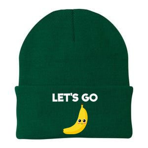 Funny LetS Go Bananas Knit Cap Winter Beanie