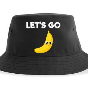 Funny LetS Go Bananas Sustainable Bucket Hat