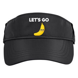 Funny LetS Go Bananas Adult Drive Performance Visor