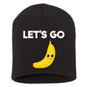 Funny LetS Go Bananas Short Acrylic Beanie