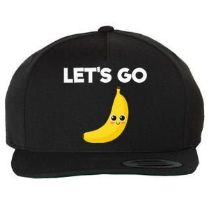 Funny LetS Go Bananas Wool Snapback Cap