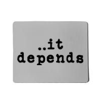 Funny Lawyer Gifts For Men Women It Depends Lawyer Mousepad