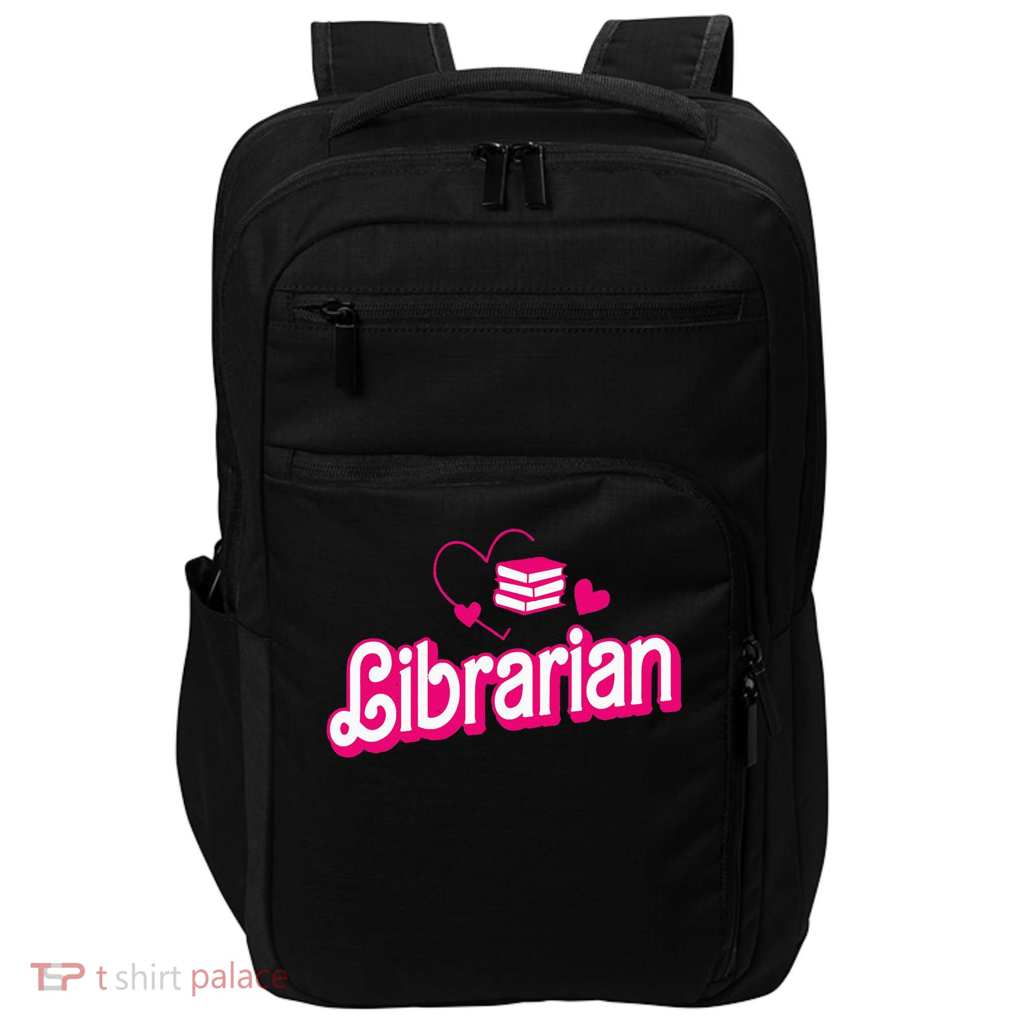 Funny Librarian Gifts Library Funny Librarian Impact Tech Backpack