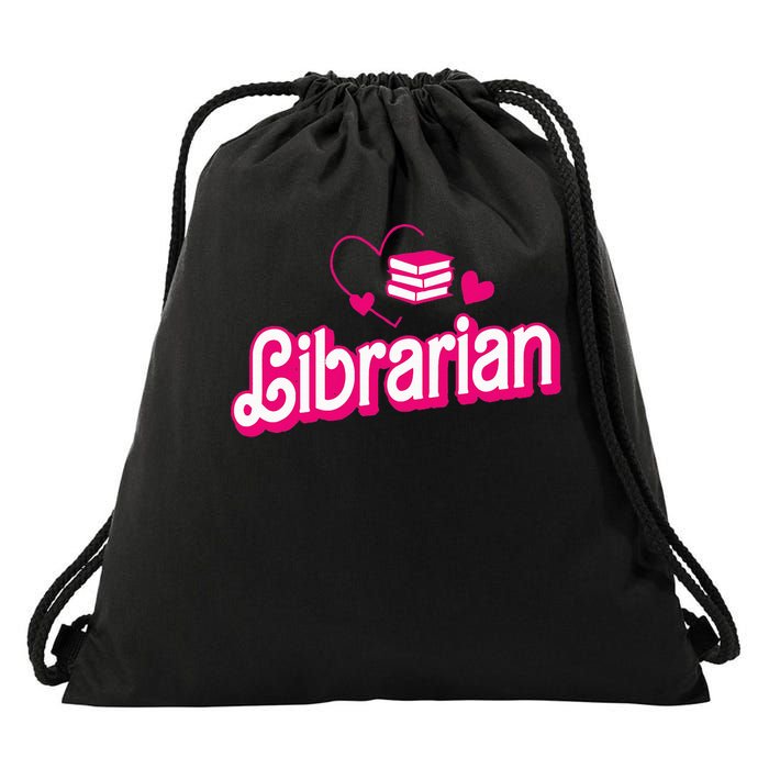 Funny Librarian Gifts Library Funny Librarian Drawstring Bag