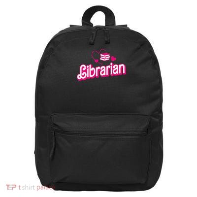 Funny Librarian Gifts Library Funny Librarian 16 in Basic Backpack