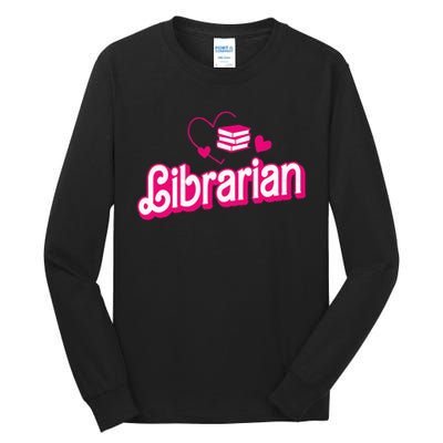 Funny Librarian Gifts Library Funny Librarian Tall Long Sleeve T-Shirt
