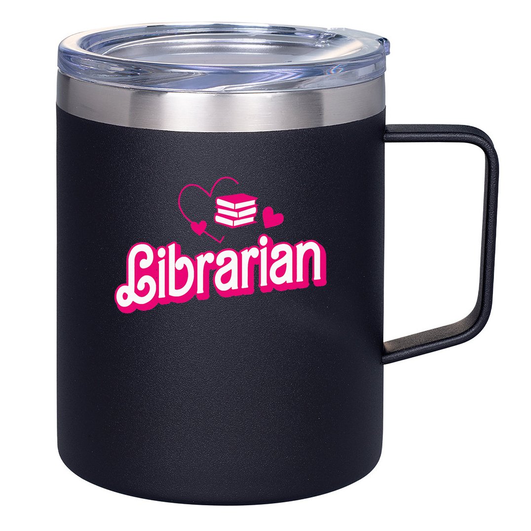 Funny Librarian Gifts Library Funny Librarian 12oz Stainless Steel Coffee Mug