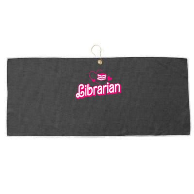 Funny Librarian Gifts Library Funny Librarian Large Microfiber Waffle Golf Towel