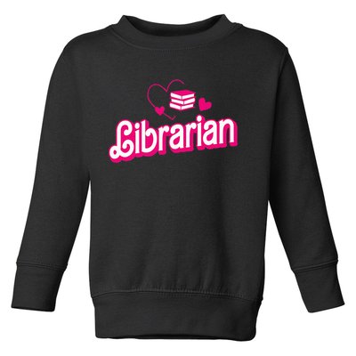 Funny Librarian Gifts Library Funny Librarian Toddler Sweatshirt