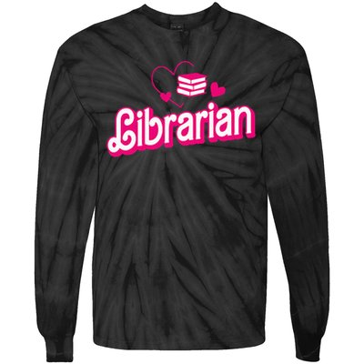 Funny Librarian Gifts Library Funny Librarian Tie-Dye Long Sleeve Shirt