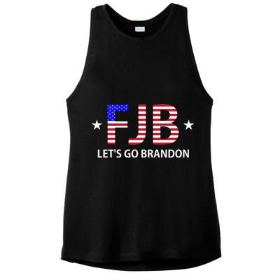 FJB Let's Go Brandon Ladies PosiCharge Tri-Blend Wicking Tank