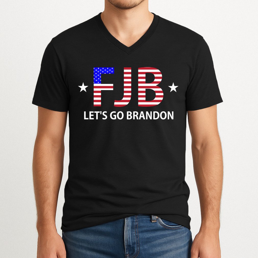 FJB Let's Go Brandon V-Neck T-Shirt