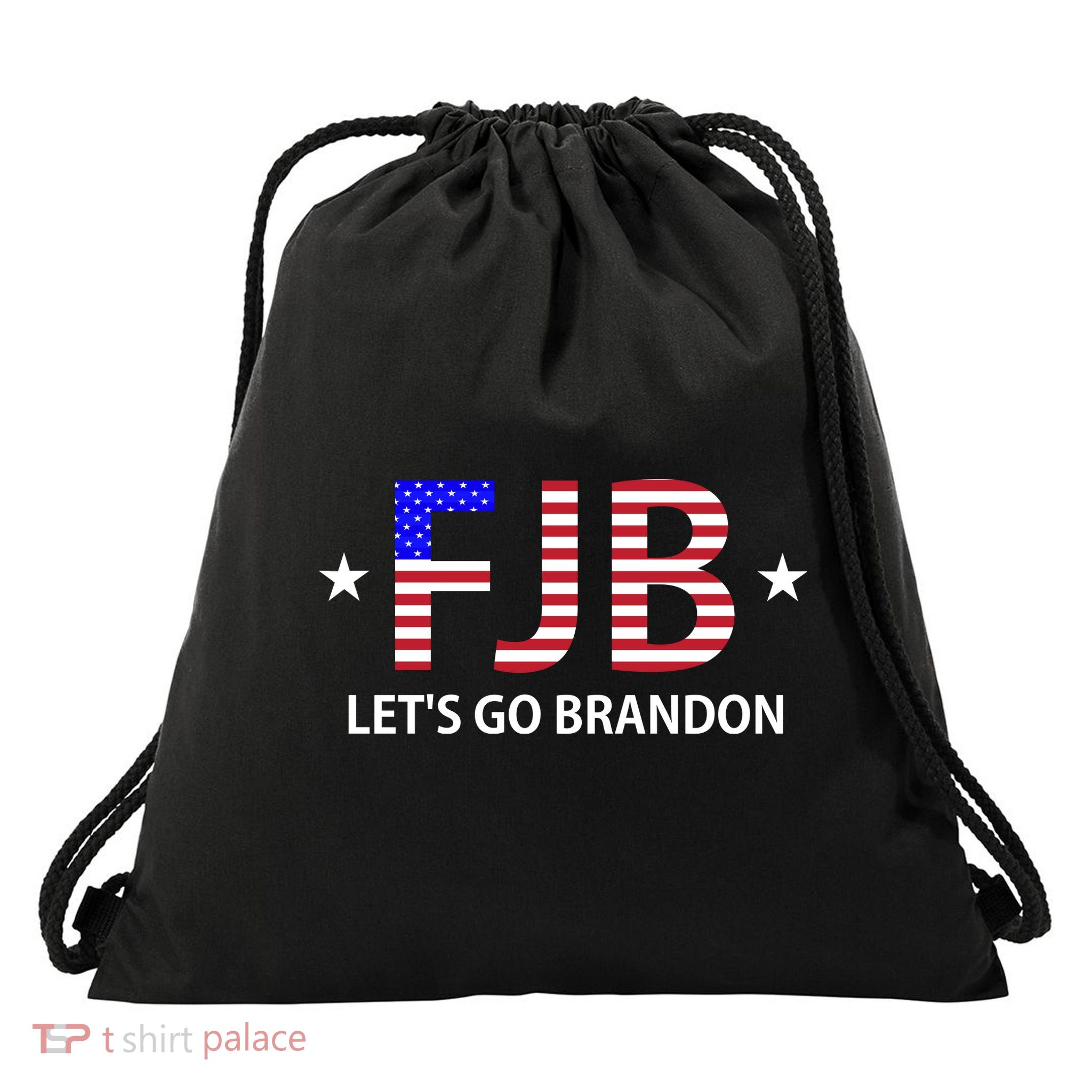 FJB Let's Go Brandon Drawstring Bag