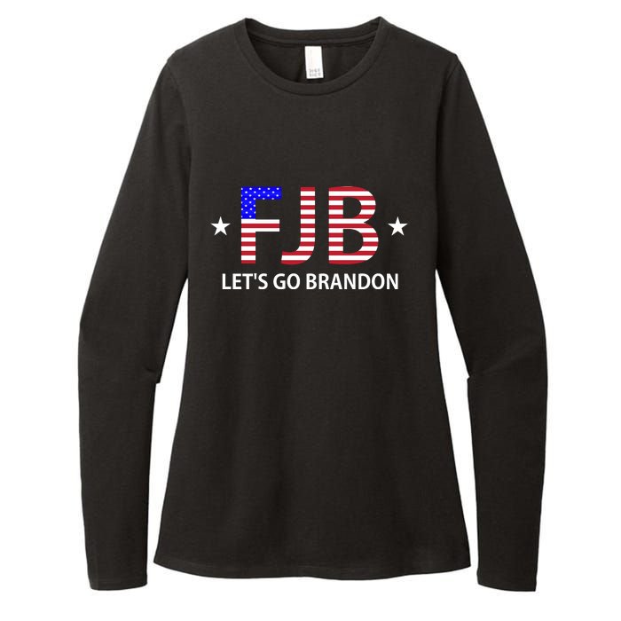 FJB Let's Go Brandon Womens CVC Long Sleeve Shirt