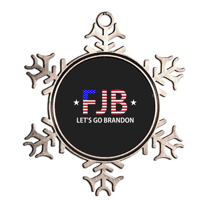 FJB Let's Go Brandon Metallic Star Ornament