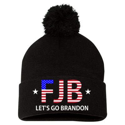 FJB Let's Go Brandon Pom Pom 12in Knit Beanie