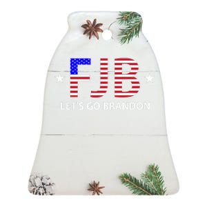 FJB Let's Go Brandon Ceramic Bell Ornament