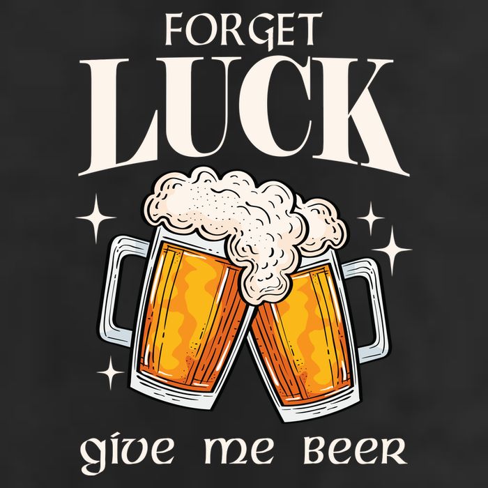 Forget Luck Give Me Beer St Patricks Day Adult Drive Performance Visor