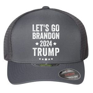 Funny LetS Go Brandon Trump 2024 Flexfit Unipanel Trucker Cap