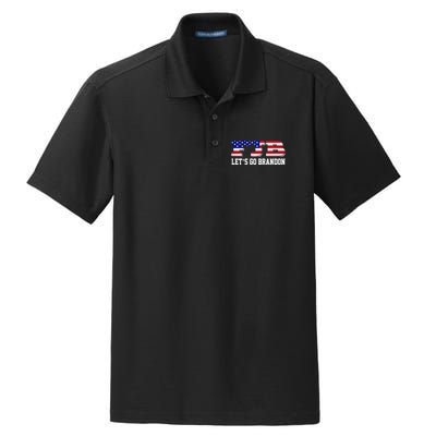 FJB Let's Go Brandon Dry Zone Grid Polo