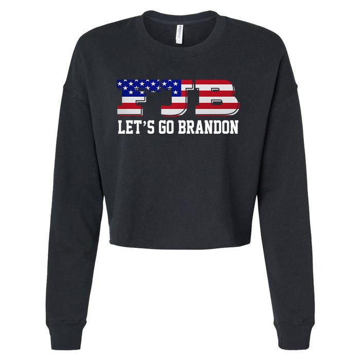 FJB Let's Go Brandon Cropped Pullover Crew