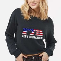 FJB Let's Go Brandon Cropped Pullover Crew