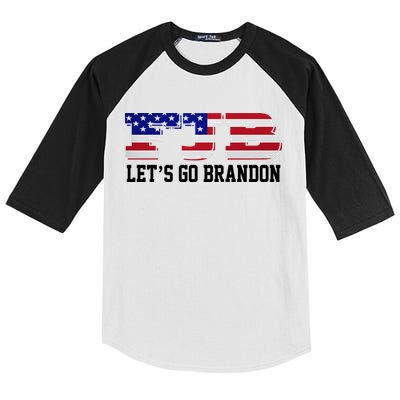 FJB Let's Go Brandon Kids Colorblock Raglan Jersey