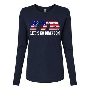 FJB Let's Go Brandon Womens Cotton Relaxed Long Sleeve T-Shirt