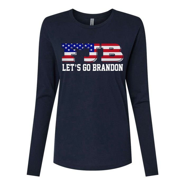 FJB Let's Go Brandon Womens Cotton Relaxed Long Sleeve T-Shirt