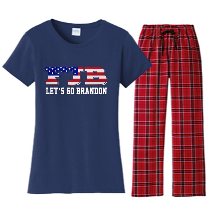 FJB Let's Go Brandon Women's Flannel Pajama Set