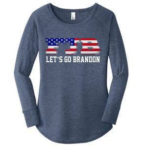 FJB Let's Go Brandon Women's Perfect Tri Tunic Long Sleeve Shirt