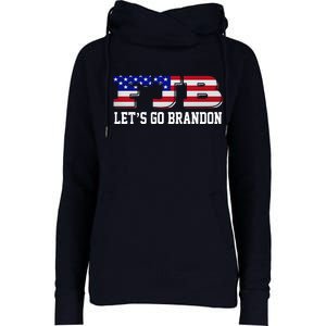 FJB Let's Go Brandon Womens Funnel Neck Pullover Hood