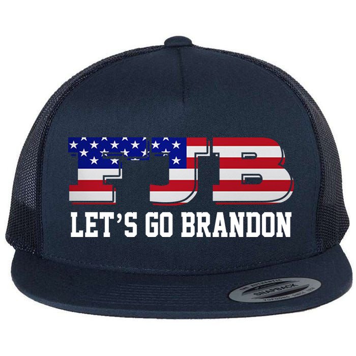 FJB Let's Go Brandon Flat Bill Trucker Hat