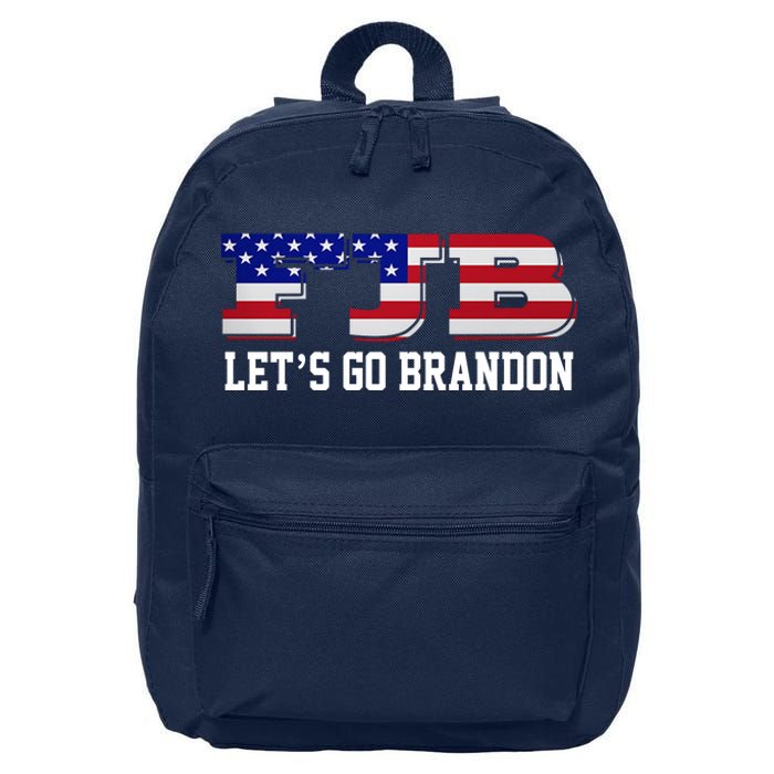 FJB Let's Go Brandon 16 in Basic Backpack