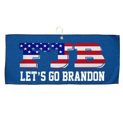 FJB Let's Go Brandon Large Microfiber Waffle Golf Towel