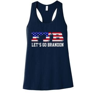 FJB Let's Go Brandon Women's Racerback Tank