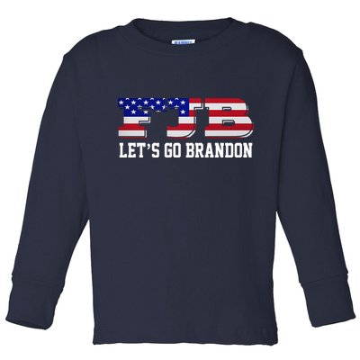 FJB Let's Go Brandon Toddler Long Sleeve Shirt