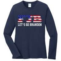 FJB Let's Go Brandon Ladies Long Sleeve Shirt