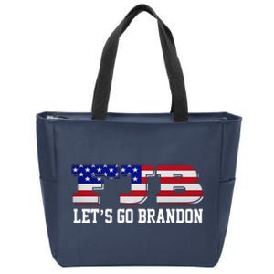 FJB Let's Go Brandon Zip Tote Bag