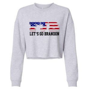 FJB Let's Go Brandon Cropped Pullover Crew