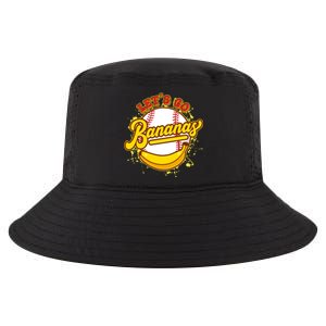 Funny Lets Go Bananas Baseball Logo Cool Comfort Performance Bucket Hat