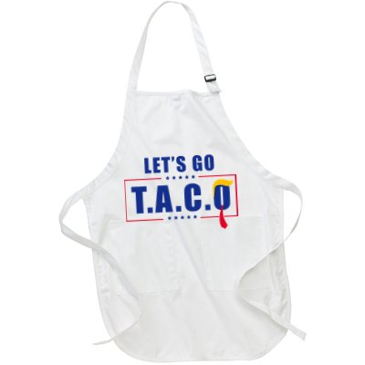 Funny Let's Go Taco Trump Apron