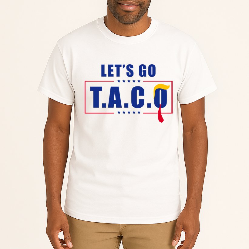 Funny Let's Go Taco Trump Tall T-Shirt