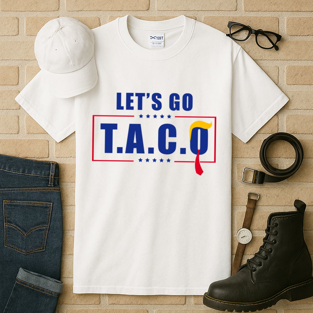 Funny Let's Go Taco Trump Tall T-Shirt