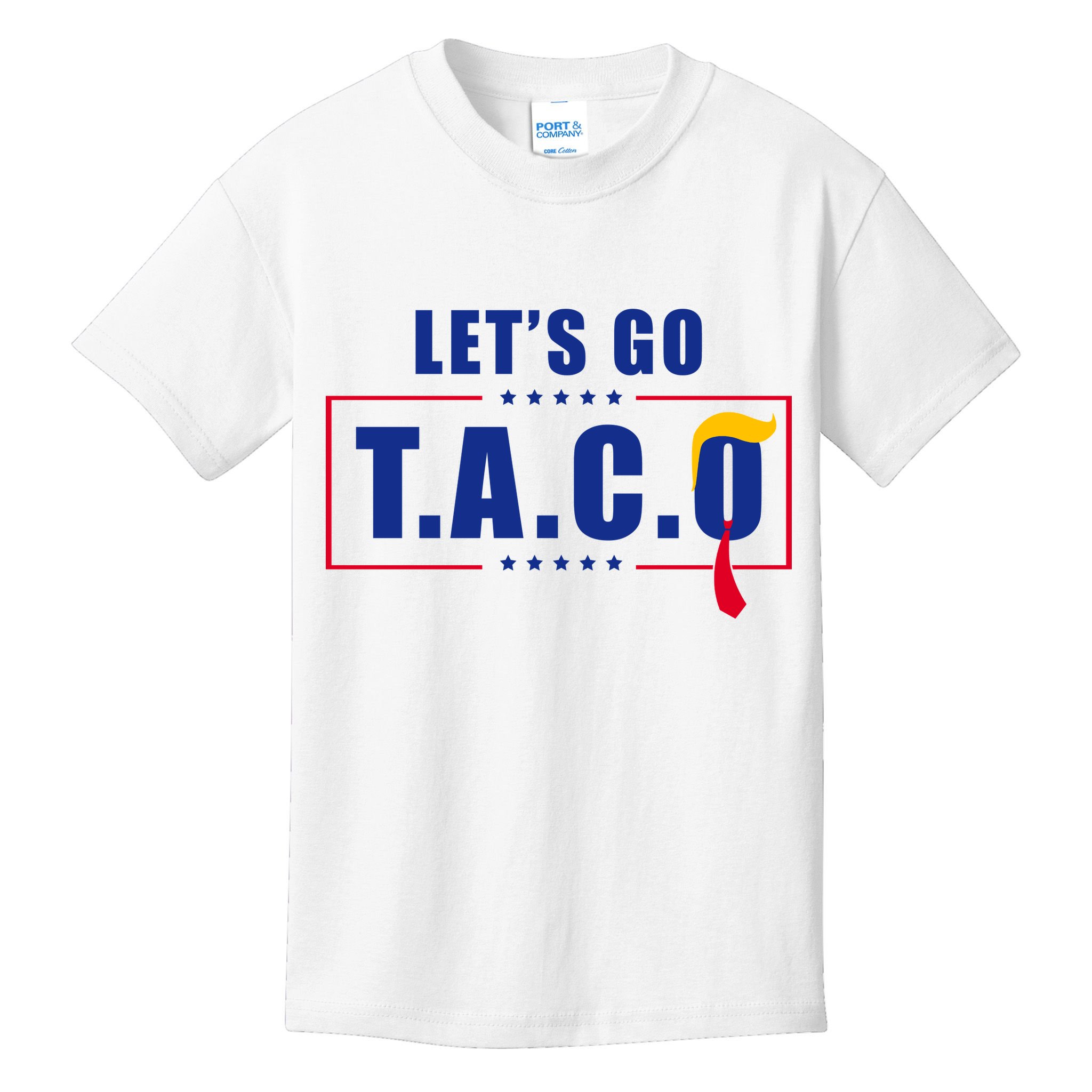Funny Let's Go Taco Trump Kids T-Shirt