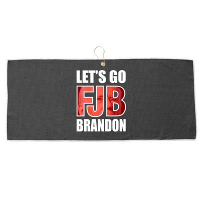 FJB Let's Go Brandon Large Microfiber Waffle Golf Towel