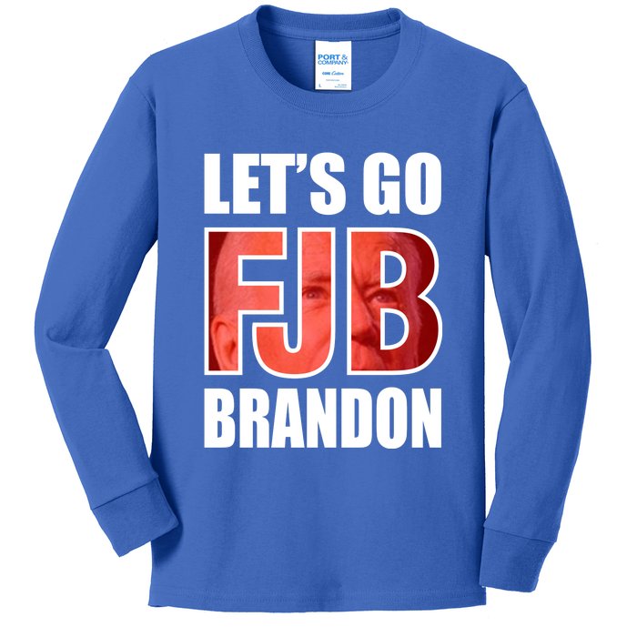 FJB Let's Go Brandon Kids Long Sleeve Shirt